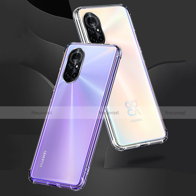 Ultra-thin Transparent TPU Soft Case Cover for Huawei Nova 8 Pro 5G Clear