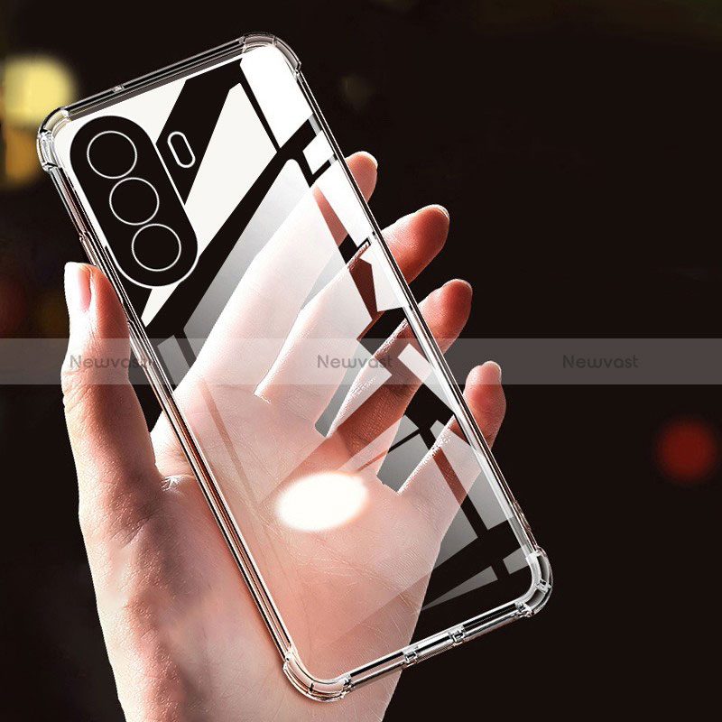 Ultra-thin Transparent TPU Soft Case Cover for Huawei Nova Y70 Clear