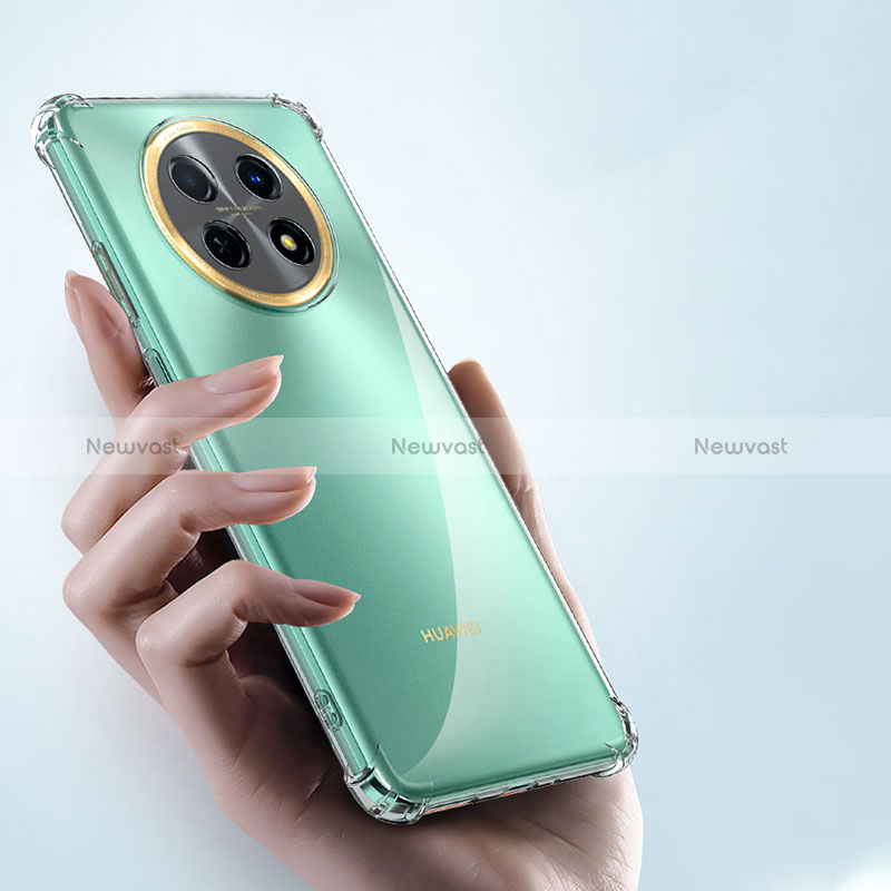 Ultra-thin Transparent TPU Soft Case Cover for Huawei Nova Y91 Clear