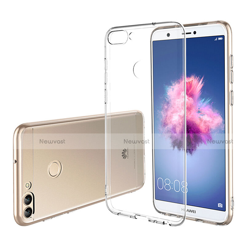 Ultra-thin Transparent TPU Soft Case Cover for Huawei P Smart Clear