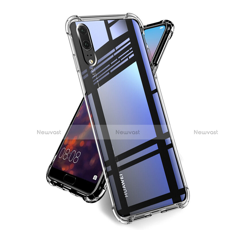 Ultra-thin Transparent TPU Soft Case Cover for Huawei P20 Clear