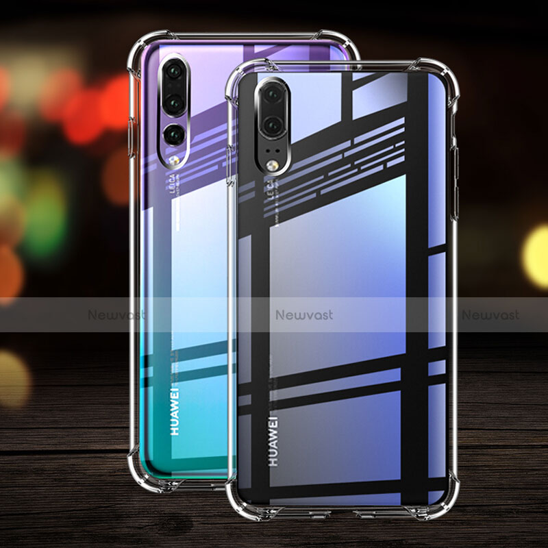 Ultra-thin Transparent TPU Soft Case Cover for Huawei P20 Clear