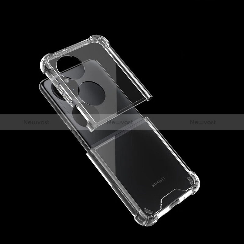 Ultra-thin Transparent TPU Soft Case Cover for Huawei P50 Pocket Clear