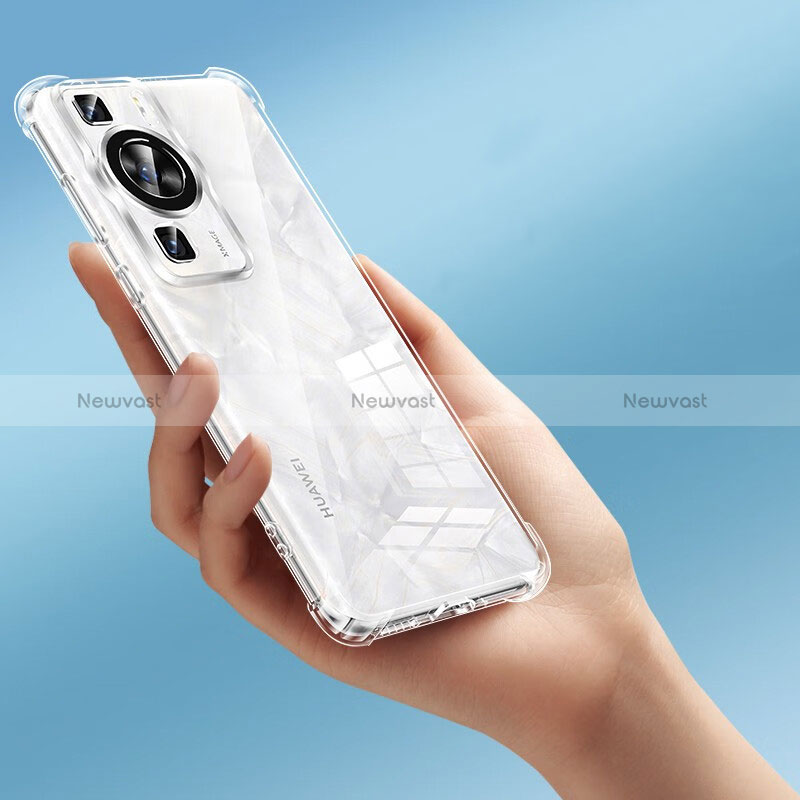 Ultra-thin Transparent TPU Soft Case Cover for Huawei P60 Clear