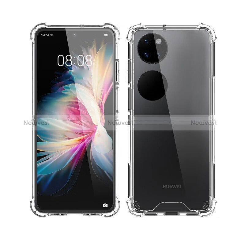 Ultra-thin Transparent TPU Soft Case Cover for Huawei P60 Pocket Clear