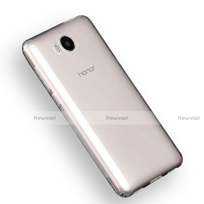 Ultra-thin Transparent TPU Soft Case Cover for Huawei Y5 (2017) Clear