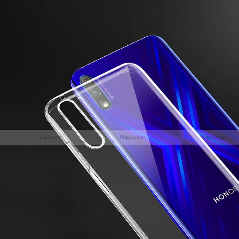 Ultra-thin Transparent TPU Soft Case Cover for Huawei Y9 Prime (2019) Clear