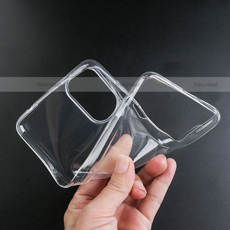 Ultra-thin Transparent TPU Soft Case Cover for Motorola Moto Edge 20 5G Clear