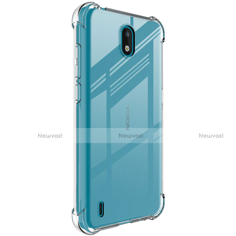 Ultra-thin Transparent TPU Soft Case Cover for Nokia 1.3 Clear