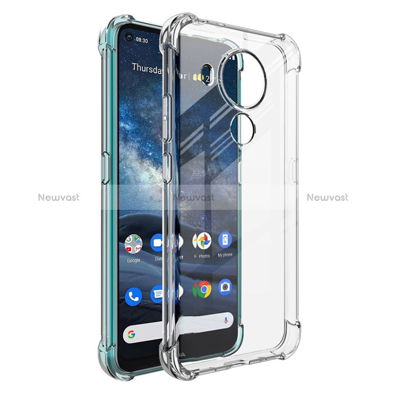 Ultra-thin Transparent TPU Soft Case Cover for Nokia 7.3 Clear