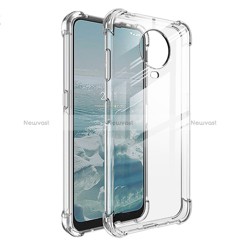 Ultra-thin Transparent TPU Soft Case Cover for Nokia G10 Clear