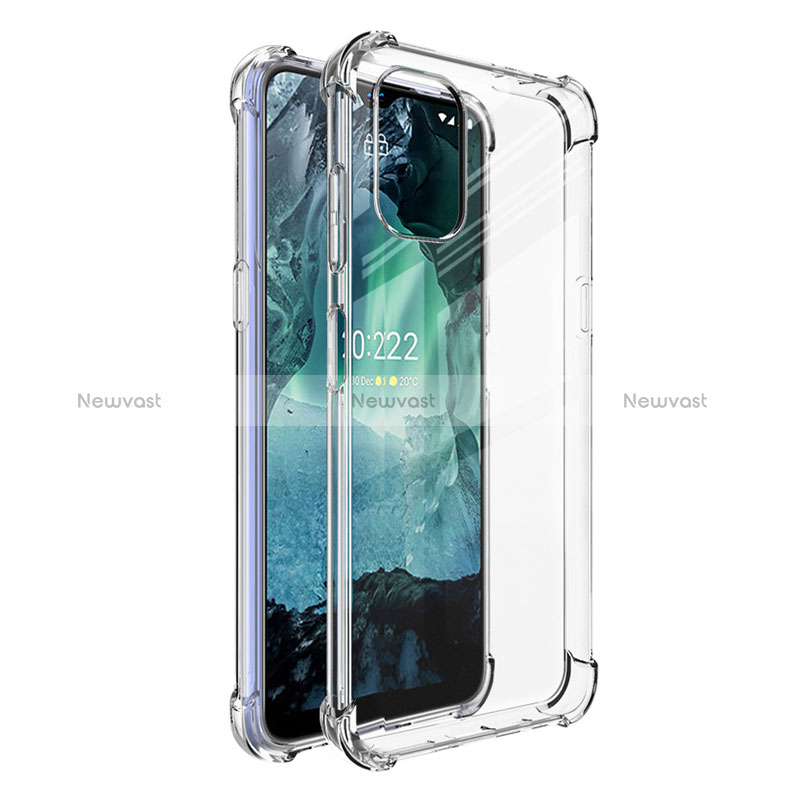 Ultra-thin Transparent TPU Soft Case Cover for Nokia G11 Clear