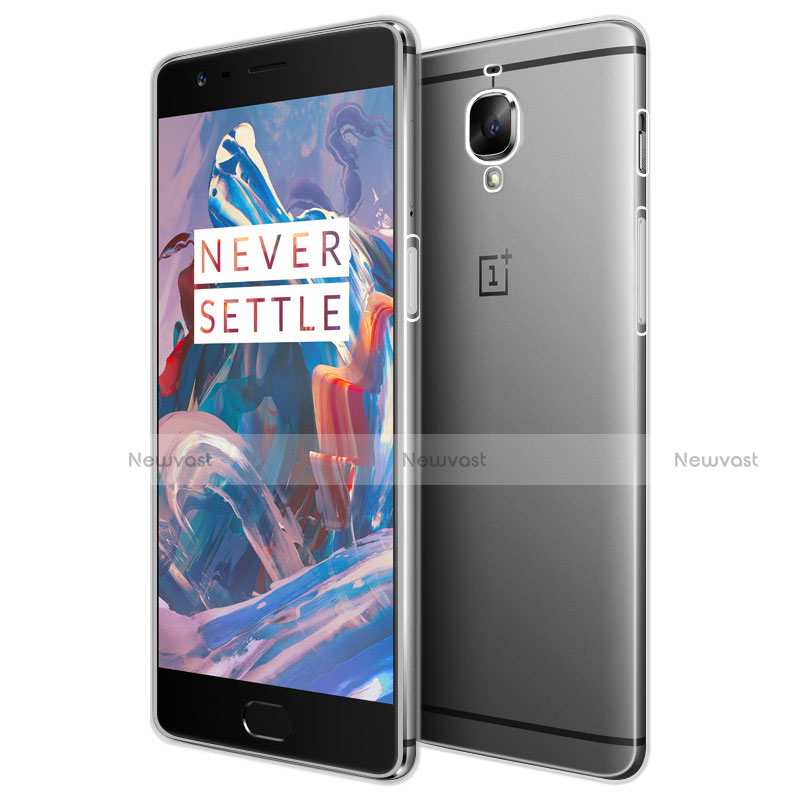 Ultra-thin Transparent TPU Soft Case Cover for OnePlus 3 Clear