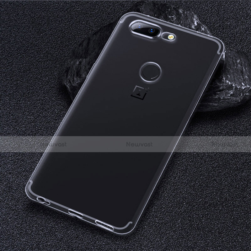 Ultra-thin Transparent TPU Soft Case Cover for OnePlus 5T A5010 Clear