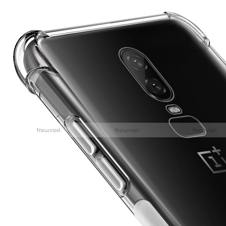 Ultra-thin Transparent TPU Soft Case Cover for OnePlus 6 Clear