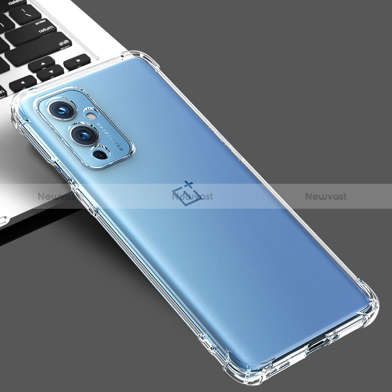 Ultra-thin Transparent TPU Soft Case Cover for OnePlus 9 5G Clear