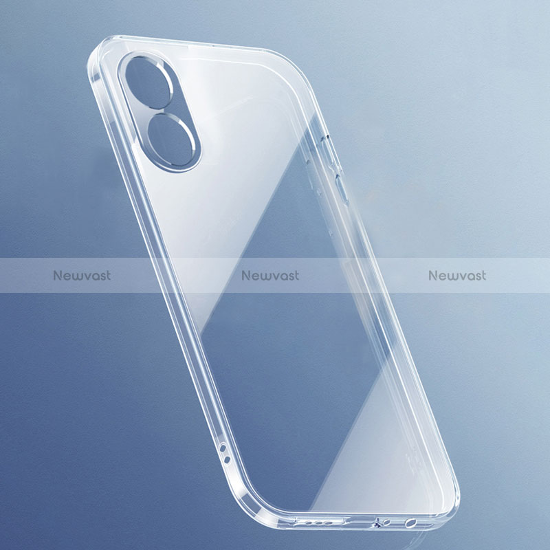 Ultra-thin Transparent TPU Soft Case Cover for Oppo A1 5G Clear