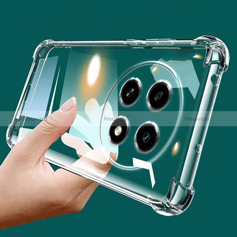 Ultra-thin Transparent TPU Soft Case Cover for Oppo A2 Pro 5G Clear