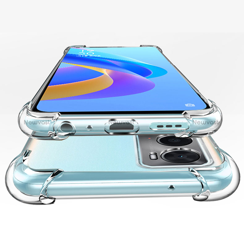 Ultra-thin Transparent TPU Soft Case Cover for Oppo A57 4G Clear