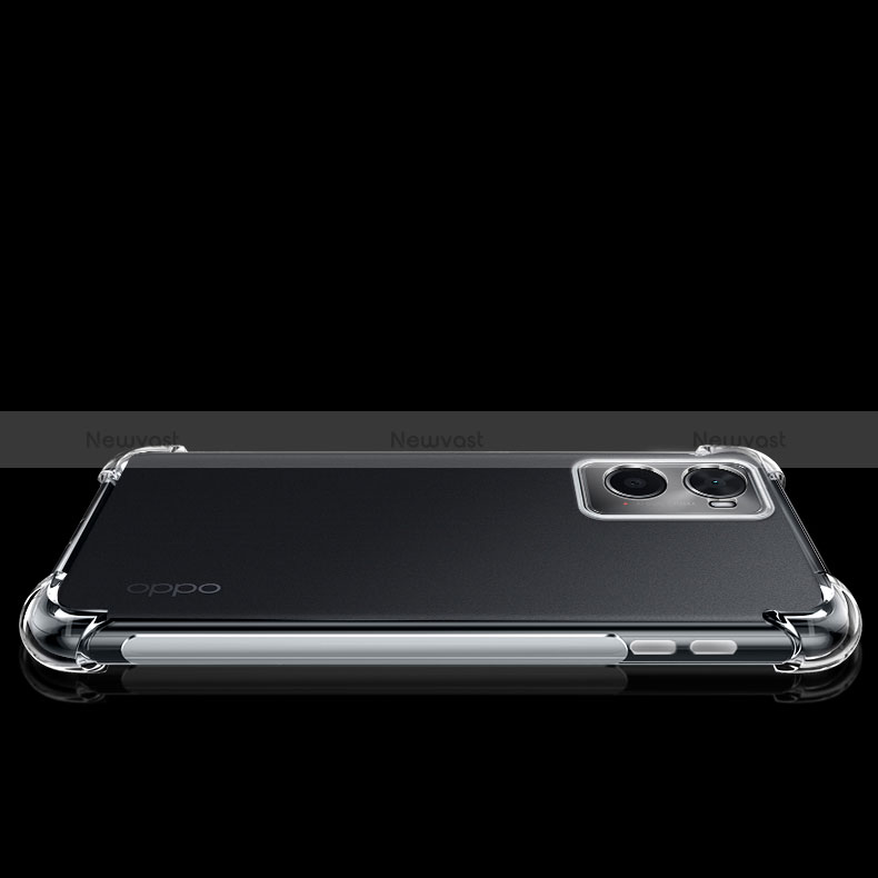 Ultra-thin Transparent TPU Soft Case Cover for Oppo A77s Clear