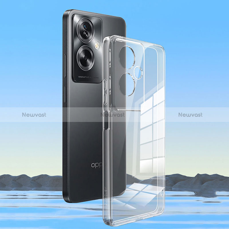 Ultra-thin Transparent TPU Soft Case Cover for Oppo A79 5G Clear