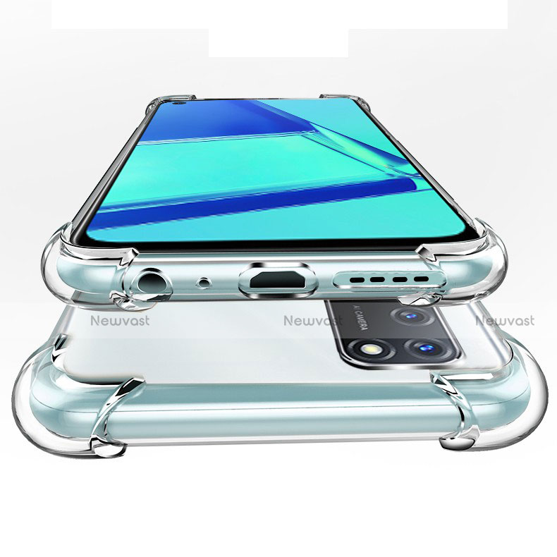 Ultra-thin Transparent TPU Soft Case Cover for Oppo A92 Clear