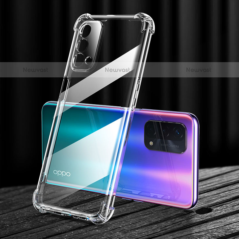 Ultra-thin Transparent TPU Soft Case Cover for Oppo A93 5G Clear