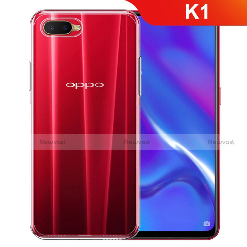 Ultra-thin Transparent TPU Soft Case Cover for Oppo K1 Clear