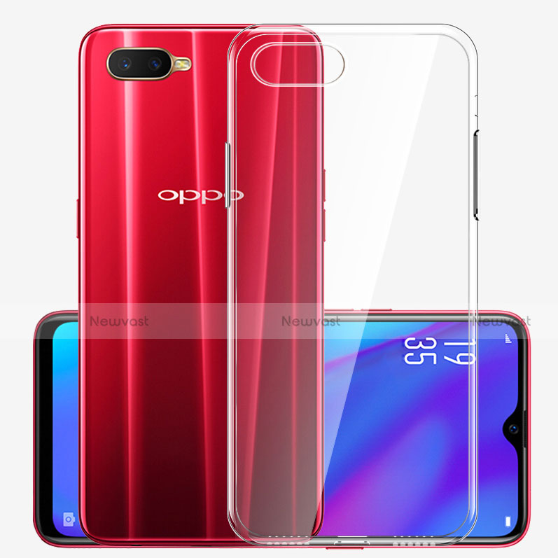 Ultra-thin Transparent TPU Soft Case Cover for Oppo K1 Clear