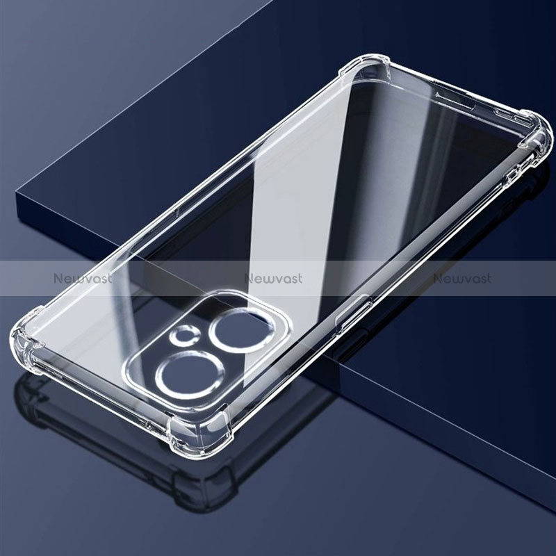 Ultra-thin Transparent TPU Soft Case Cover for Oppo K11 5G Clear