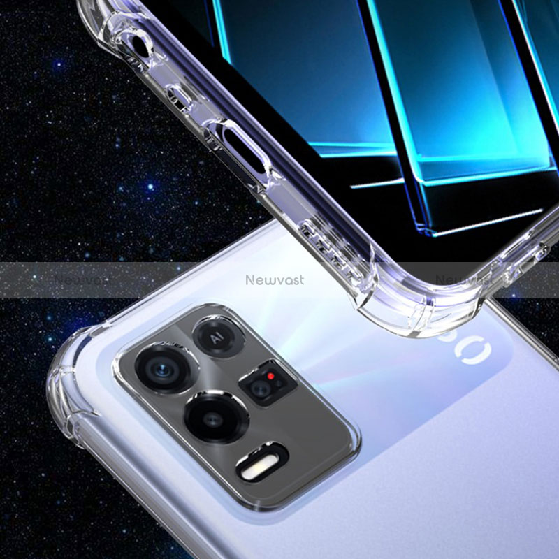 Ultra-thin Transparent TPU Soft Case Cover for Oppo K9X 5G Clear