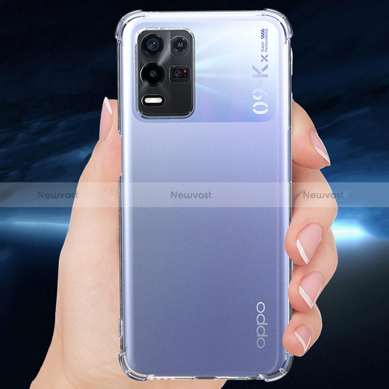 Ultra-thin Transparent TPU Soft Case Cover for Oppo K9X 5G Clear