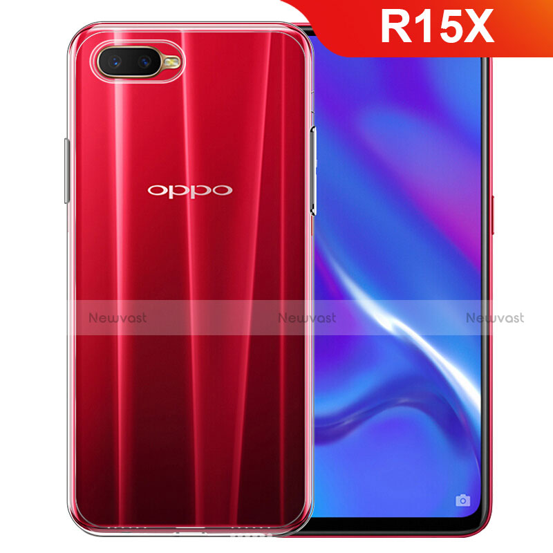 Ultra-thin Transparent TPU Soft Case Cover for Oppo R15X Clear