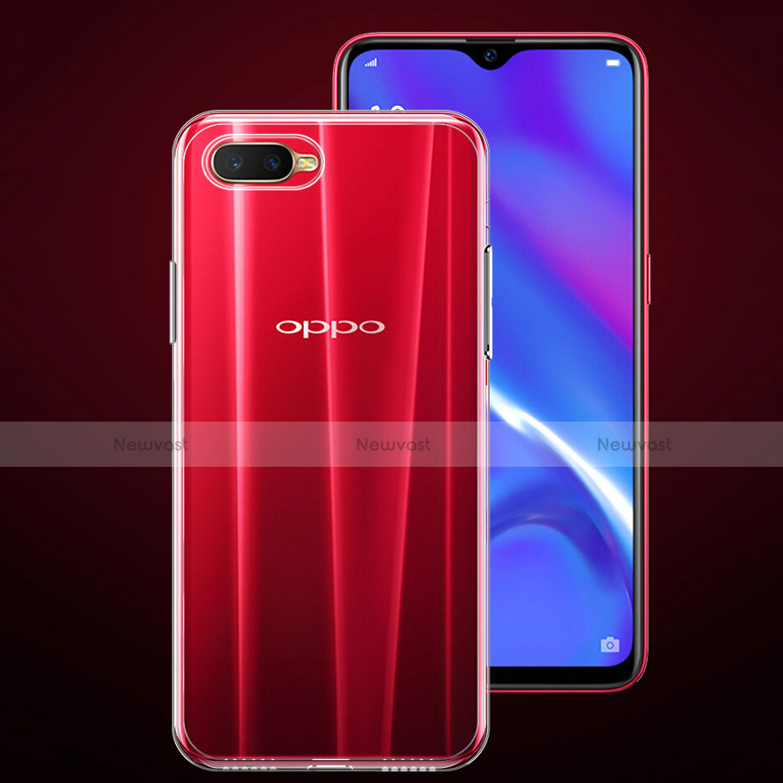 Ultra-thin Transparent TPU Soft Case Cover for Oppo R15X Clear