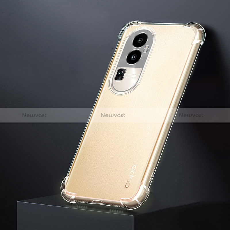 Ultra-thin Transparent TPU Soft Case Cover for Oppo Reno10 Pro+ Plus 5G Clear