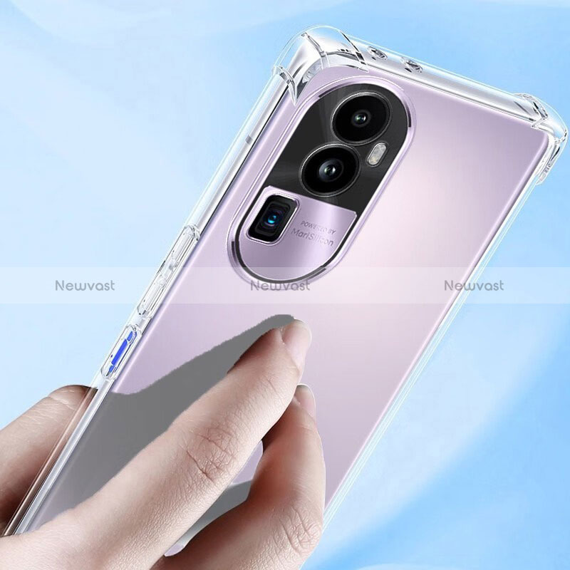 Ultra-thin Transparent TPU Soft Case Cover for Oppo Reno10 Pro+ Plus 5G Clear