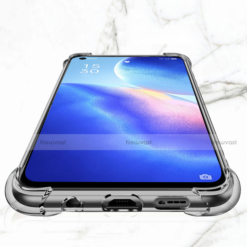 Ultra-thin Transparent TPU Soft Case Cover for Oppo Reno5 5G Clear