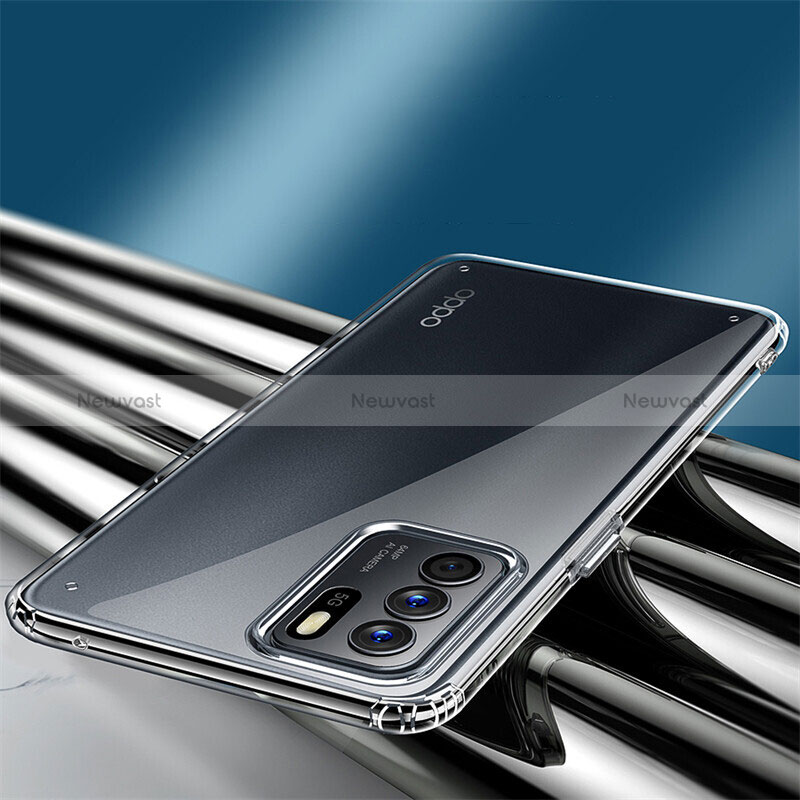 Ultra-thin Transparent TPU Soft Case Cover for Oppo Reno6 Z 5G Clear