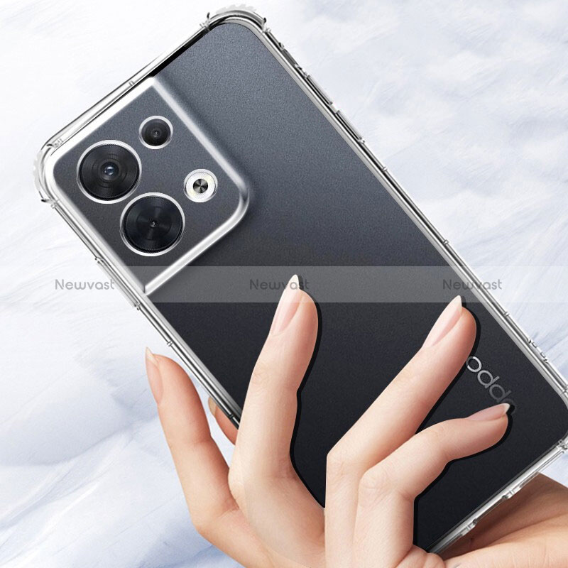 Ultra-thin Transparent TPU Soft Case Cover for Oppo Reno9 Pro+ Plus 5G Clear