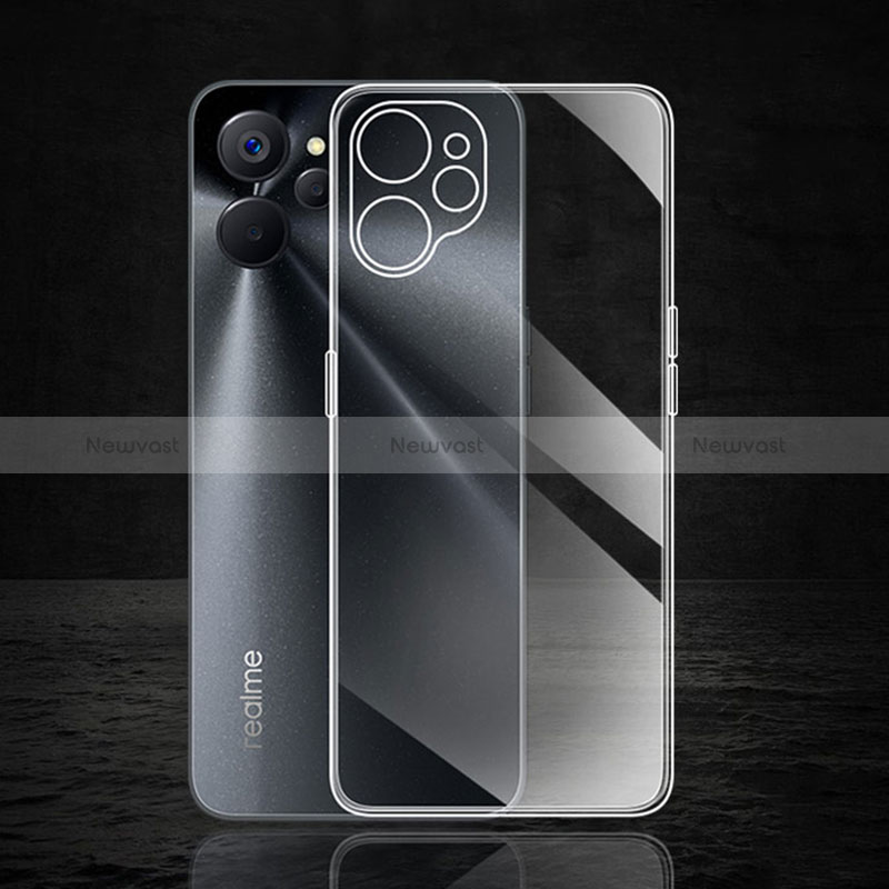 Ultra-thin Transparent TPU Soft Case Cover for Realme 10T 5G Clear