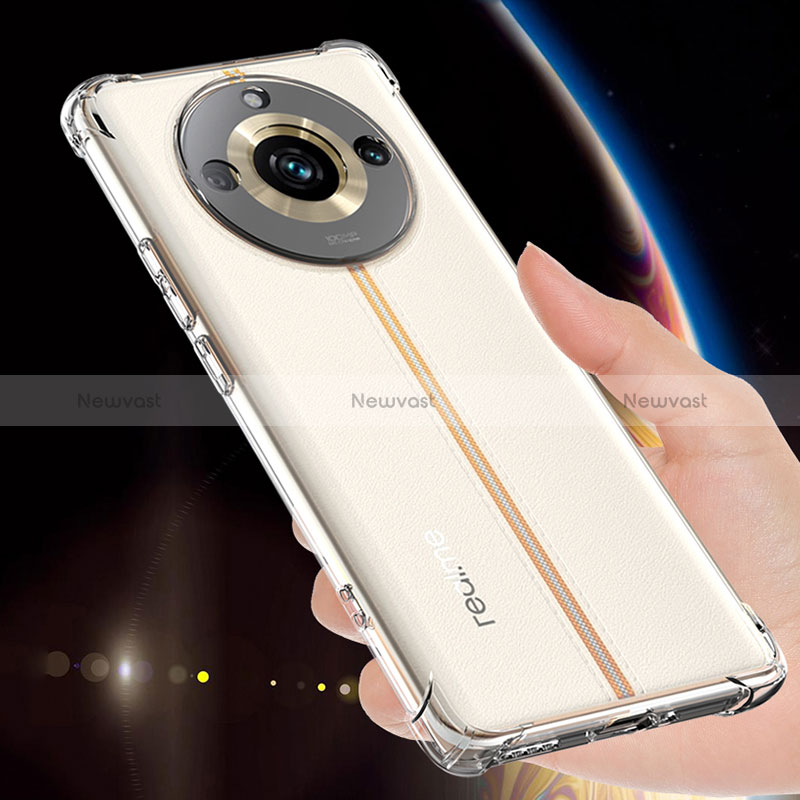 Ultra-thin Transparent TPU Soft Case Cover for Realme 11 Pro 5G Clear