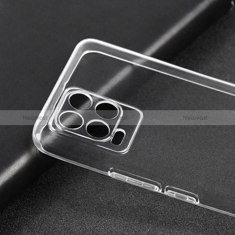 Ultra-thin Transparent TPU Soft Case Cover for Realme 8 Pro Clear