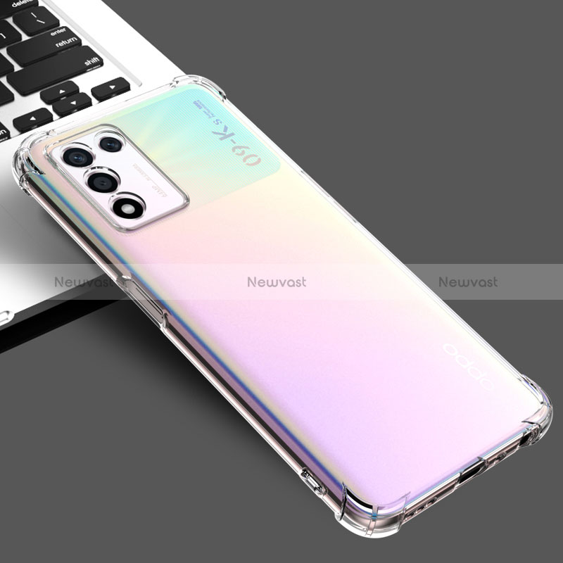 Ultra-thin Transparent TPU Soft Case Cover for Realme Q3t 5G Clear