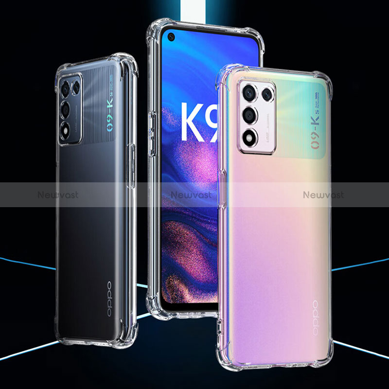 Ultra-thin Transparent TPU Soft Case Cover for Realme Q3t 5G Clear