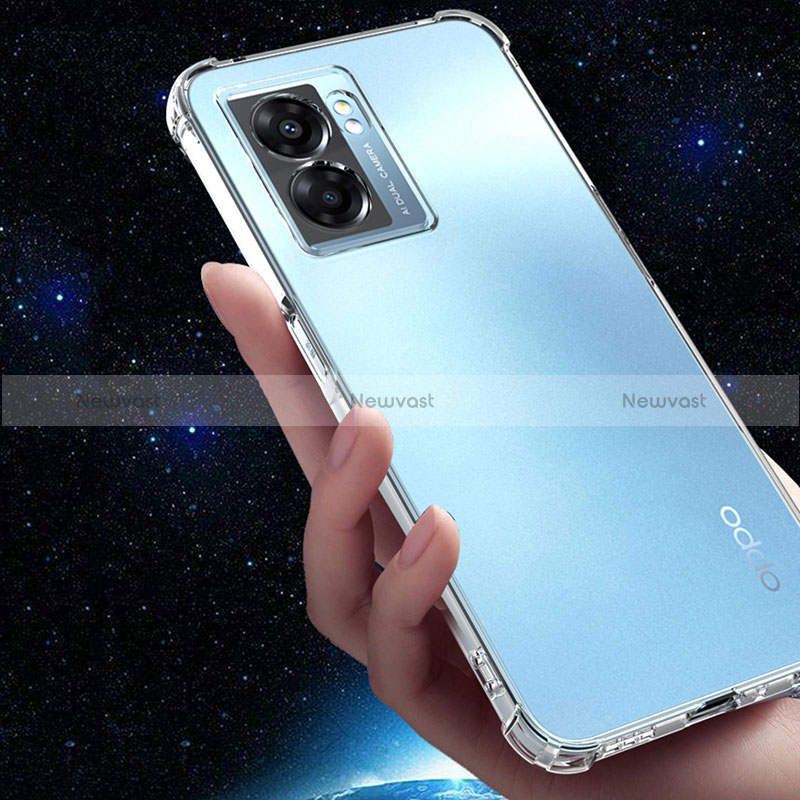 Ultra-thin Transparent TPU Soft Case Cover for Realme Q5i 5G Clear