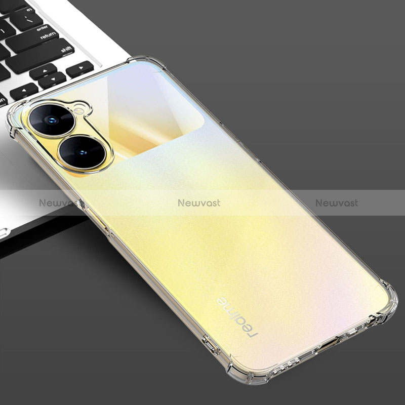 Ultra-thin Transparent TPU Soft Case Cover for Realme V20 5G Clear