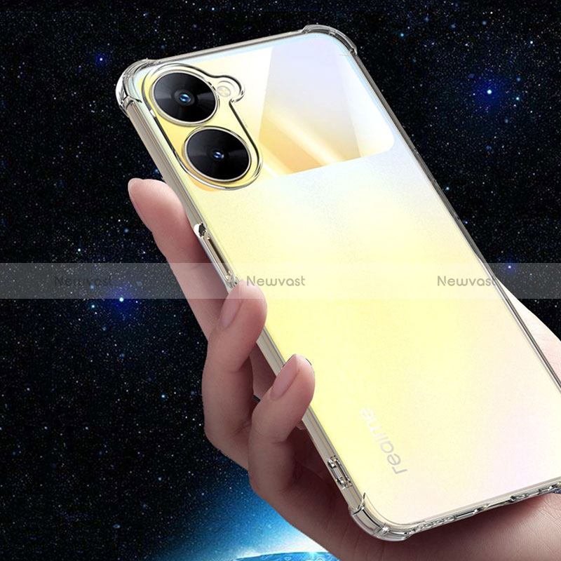 Ultra-thin Transparent TPU Soft Case Cover for Realme V20 5G Clear