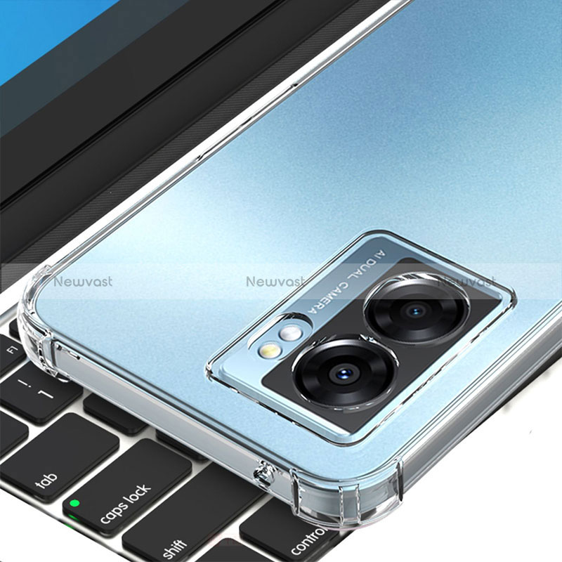 Ultra-thin Transparent TPU Soft Case Cover for Realme V23 5G Clear