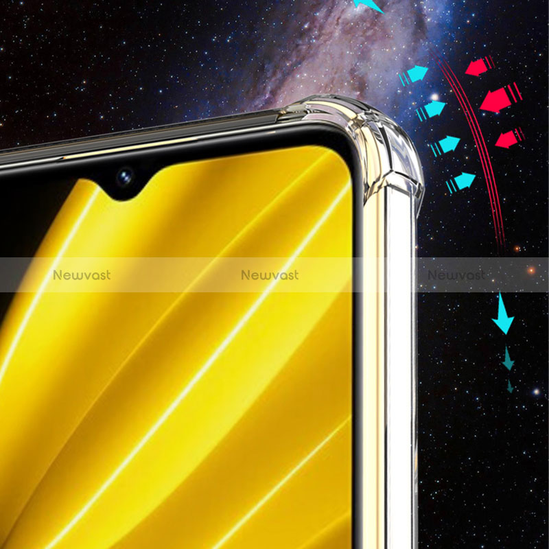 Ultra-thin Transparent TPU Soft Case Cover for Realme V30 5G Clear