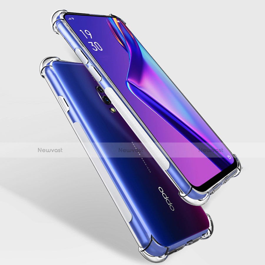 Ultra-thin Transparent TPU Soft Case Cover for Realme X Clear